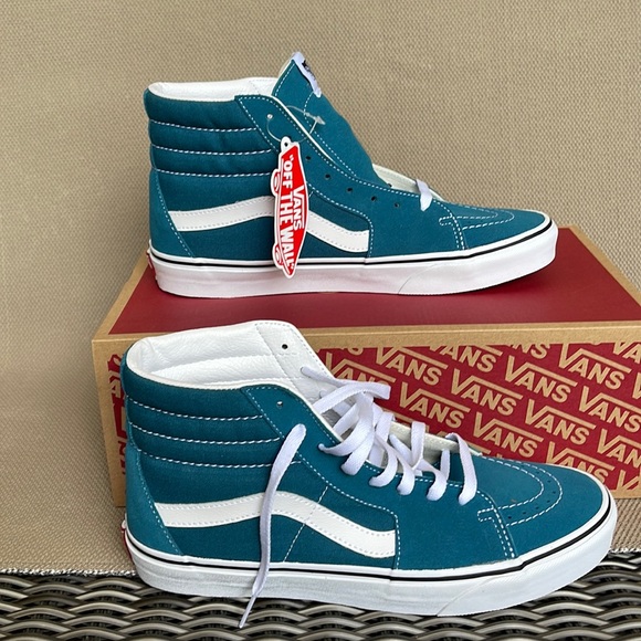 Vans Sk8-Hi Blue Coral / True White WMNS - Picture 2 of 16